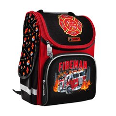 Рюкзак школьный каркасный Smart PG-11 Fireman