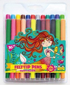 Фломастеры 24 цв. "Rachel Mermaid"