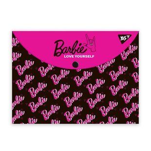 Папка-конверт YES на кнопке А4 Barbie