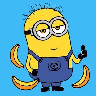 Картина за номерами SANTI Minion 25*25 см
