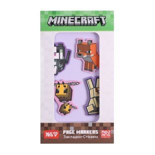 Закладки-стикеры Yes Minecraft.Spring пластик 80 шт 4х20