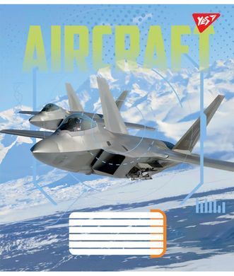 Зошит для записів Yes Aircraft 48 аркушів лінія