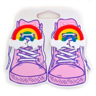 Набор аксессуаров для шнурков YES "Rainbow"