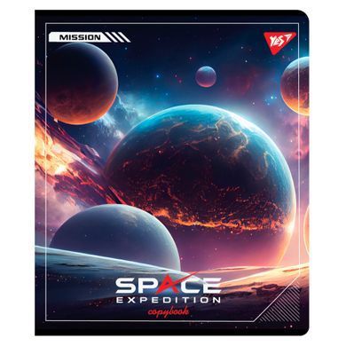 Зошит YES Space expedition А5 48 аркушів клітинка