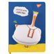 Блокнот сквіш Yes А5 128 аркушів Гусь клітинка та лінія 1 з 6