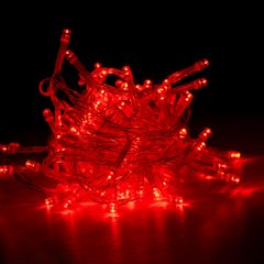Электрогирлянда светодиодная Yes! Fun "Christmas time", 100 ламп, красная, 5 м., 8 реж.миг