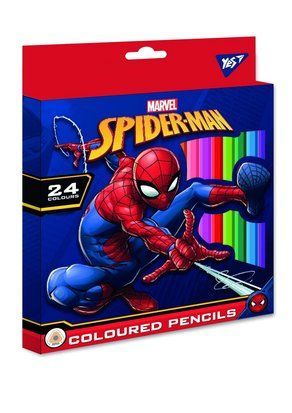 Карандаши цветные YES 24 цв. "Marvel"