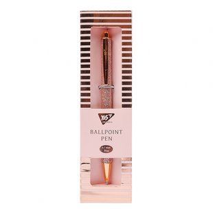 Ручка кулькова автоматична YES "Rose Gold" 1 шт/ уп