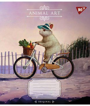Зошит для записів Yes Animal art 48 аркушів лінія