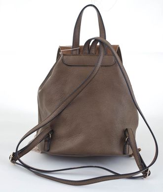 Сумка-рюкзак YES, коричневый с бахромой, 25*21.5*21
