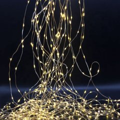 Гирлянда светодиодная Novogod'ko на медн.провол."Конский хвост",345 LED, тепл.белый, 2,3 м