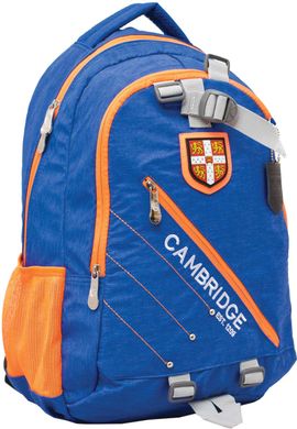 Рюкзак для підлітків YES CA058 "Cambridge", блакитний, 29*13.5*46см