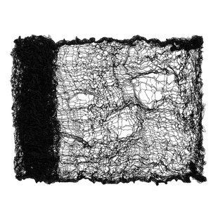 Тканина сітчаста Хелловін Yes! Fun "Creepy Cloth", 76*270 мм, чорна