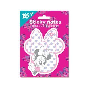 Бумага с липким слоем YES фигурная Minnie Mouse 40 лист