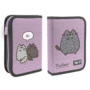 Пенал твердий Yes одинарний з двома клапанами Pusheen Delicacy HP-04