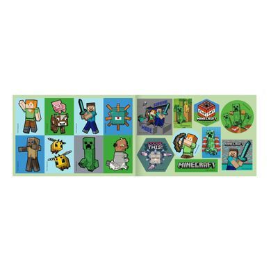 Раскраска А4 Yes Minecraft с наклейками 8 страниц