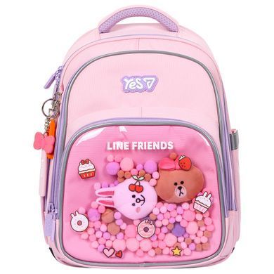 Рюкзак шкільний напівкаркасний Yes Line Friends Dreamy S-91M