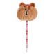 Ручка кулькова пухнаста YES Line Friends' Choco 1 з 2