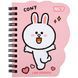 Блокнот Yes Line Friends Cony pink В7 60 листов клетка 1 из 3