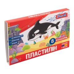 Пластилин 1Вересня "Zoo Land", 8 цв., 160г, Украина