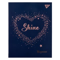 Дневник школьный YES интегральный "Trend. Shine" софт-тач, фольга розовое золото