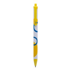Ручка шариковая YES "Abstract", 0,7 мм, автоматическая