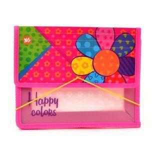 Папка для зошитів пласт. на гумці В5 "Happy colors"