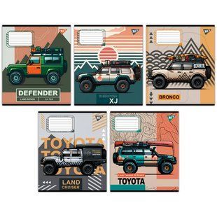 Зошит для записів Yes Off road vehicle 60 аркушів лінія