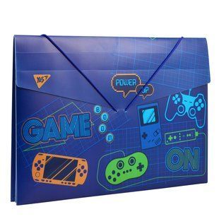 Папка YES пласт. на резинці 38*25см "GAME"