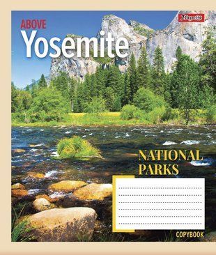 А5/96 лін. 1В National parks, зошит для записів