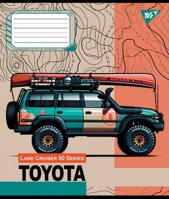 Тетрадь для записей Yes Off road vehicle 60 листов линия