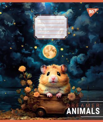 Зошит для записів Yes Dreamer animals 48 аркушів лінія