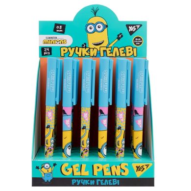 Ручка гелевая YES Minions: OOPS! 0,5 мм синяя
