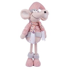 Новогодняя мягкая игрушка Novogod'ko Мышонок Мальчик в розовом, 59см