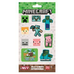 Набір наліпок 2D Yes Minecraft