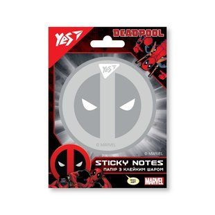 Бумага с липким слоем YES фигурная Marvel.Deadpool 40 лист