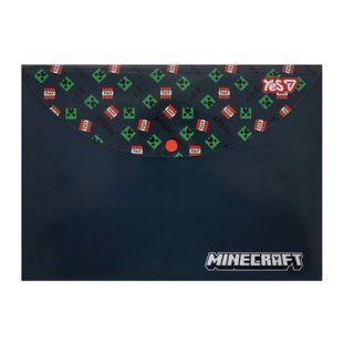 Папка-конверт Yes А4 на кнопці Minecraft TNT