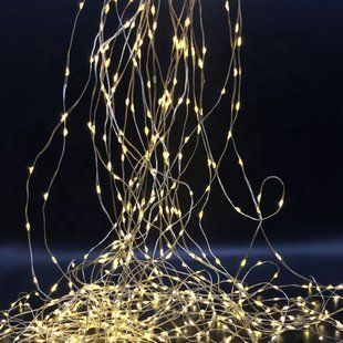 Гирлянда светодиодная Novogod'ko на медн.провол. "Конский хвост", 220 LED,тепл.бел. 2,2 м,