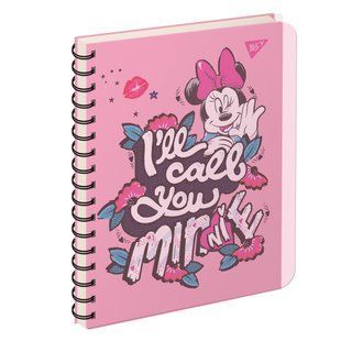 Тетрадь для записей А5/144 пл.обл. MINNIE YES