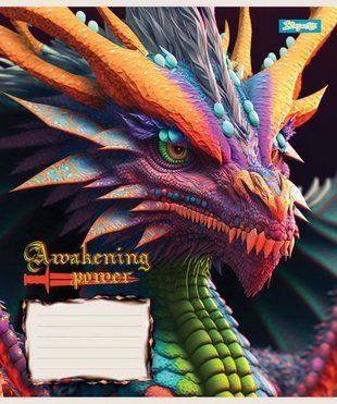 А5/18 кл. 1В Dragon, зошит учнів.