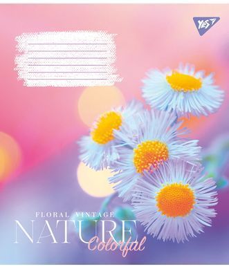 Зошит шкільний Yes Nature colorful 24 аркушів лінія