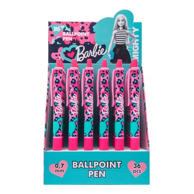 Ручка шариковая YES "Barbie", 0,7 мм, автоматическая