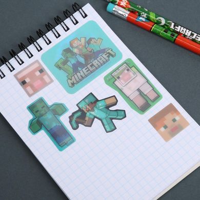 Набір наліпок 2D Yes Minecraft
