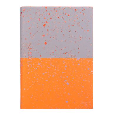 Ежедневник А5 недат. YES "Giovanni", мягк., 432 стр., серый/оранжевый