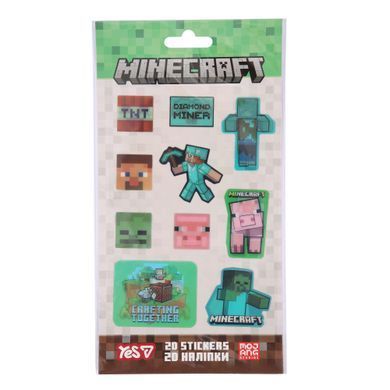 Набір наліпок 2D Yes Minecraft