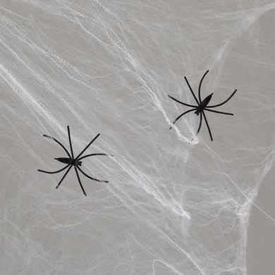 Павутина декор. Yes! Fun Хелловін 20 г, з двома павучками, біла