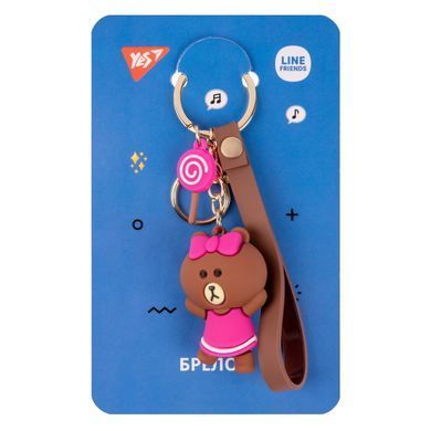 Брелок YES коллекция Line Friends Choco