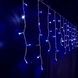 Гирлянда светодиодная бахрома Novogod'ko, 83 LED, синяя, 3*0,6 м, мерцание 2 из 2