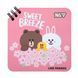 Блокнот Yes Line Friends Flowers 110x110 80 аркушів лінія 1 з 3
