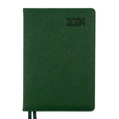 Ежедневник А5 Leo Planner датированный 2024 Escalada зеленый